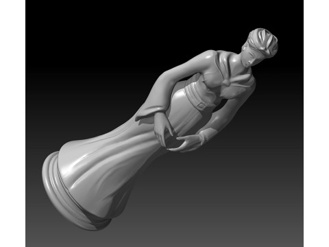 Queen - queen of chess 3D-Druckmodell