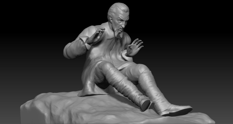 Hunter Model Cetak 3D .c4d .max .obj .3ds .fbx .stl .blend 