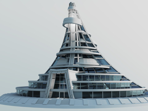 The Pavilion of Contemporary Art 3D Model