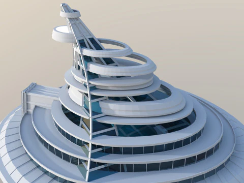 The Pavilion of Contemporary Art 3D Model