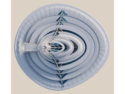 The Pavilion of Contemporary Art 3D Model