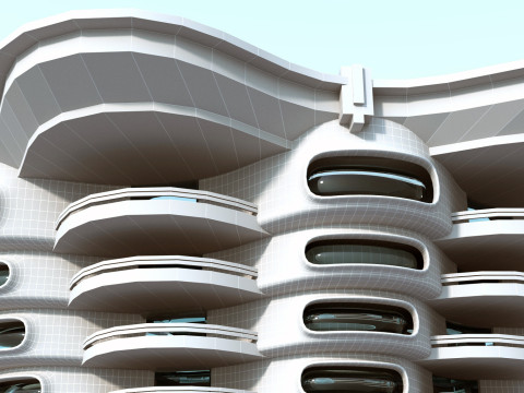 Conceptual Architecture collection 10 projects 3D Model