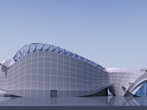 Conceptual Architecture collection 10 projects 3D Model