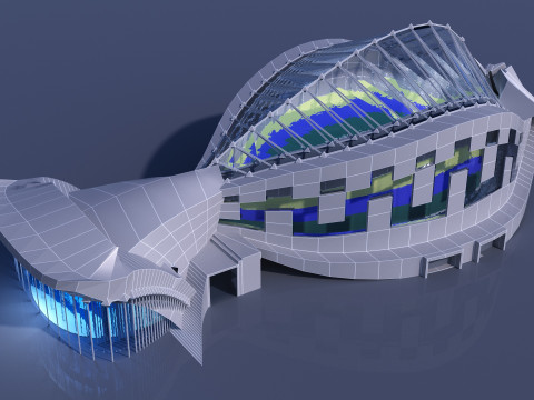 Conceptual Architecture collection 10 projects 3D Model