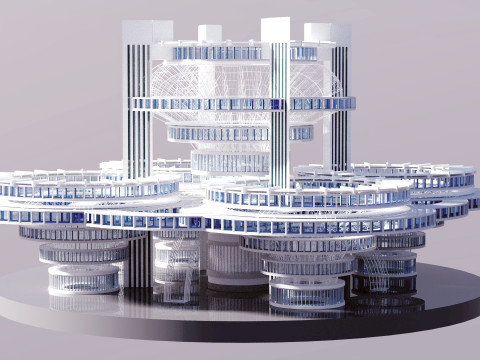 Conceptual Architecture collection 10 projects 3D Model