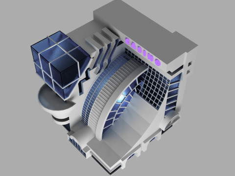 Conceptual Architecture collection 10 projects 3D Model