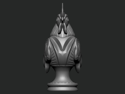 Fighting cock In chess 3d printing 3D 打印模型