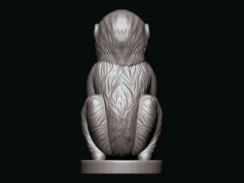 Monkey 3d peinting 3D Print Model