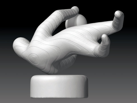 Soccer goalkeeper 3d printing 3D प्रिंट मॉडल
