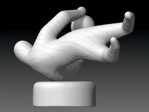 Soccer goalkeeper 3d printing 3D Print Model