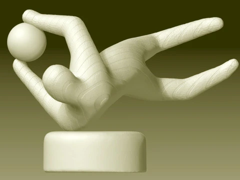 Soccer goalkeeper 3d printing 3D Print Model