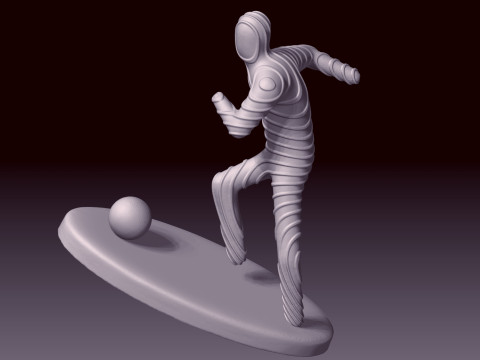 Soccer goalkeeper 3d printing 3D Print Model