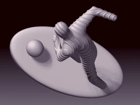 Soccer goalkeeper 3d printing 3D Print Model