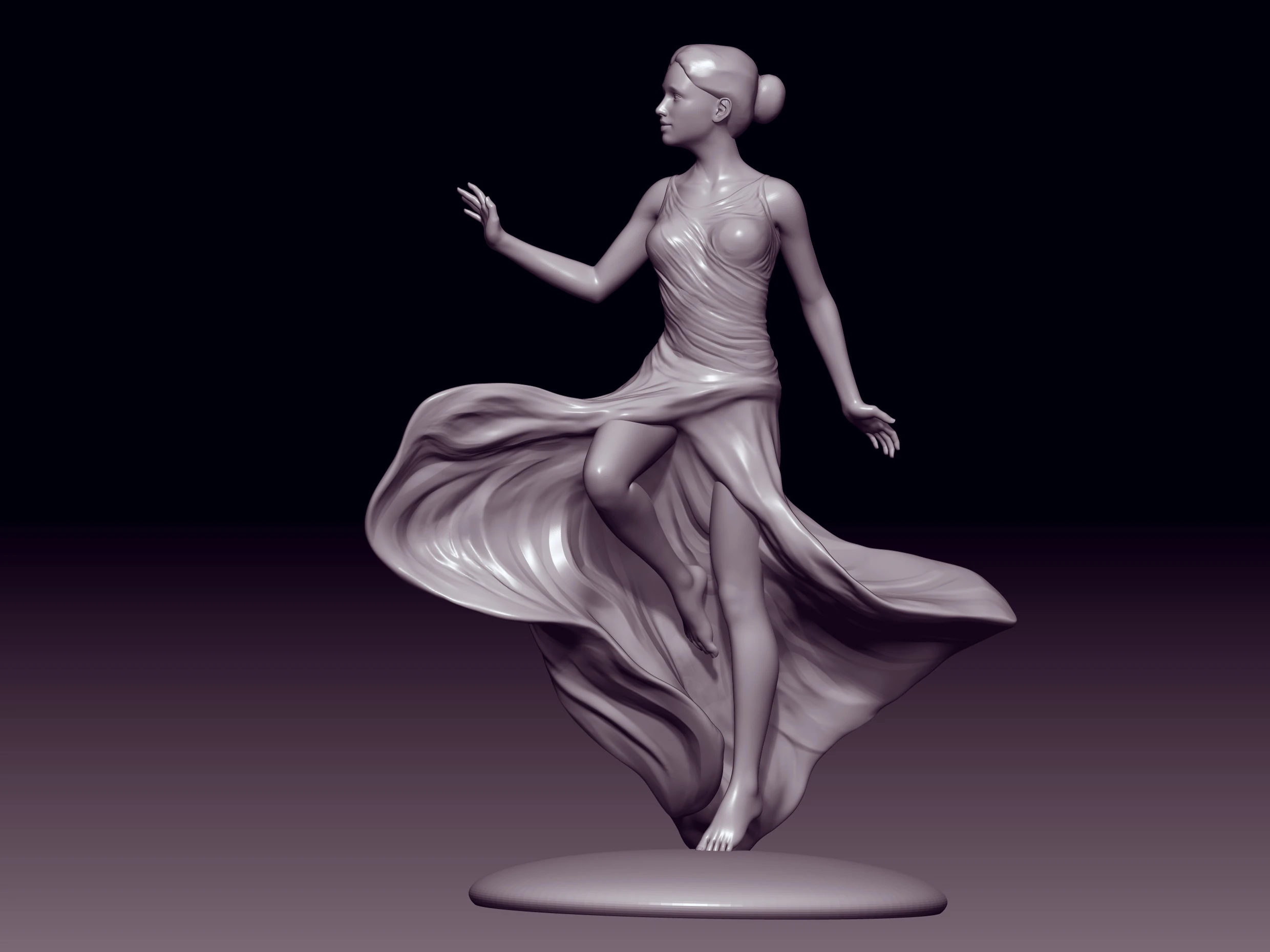 Dance - Grace 3d printing 3D Print Model .c4d .max .obj .3ds .fbx .stl .blend 