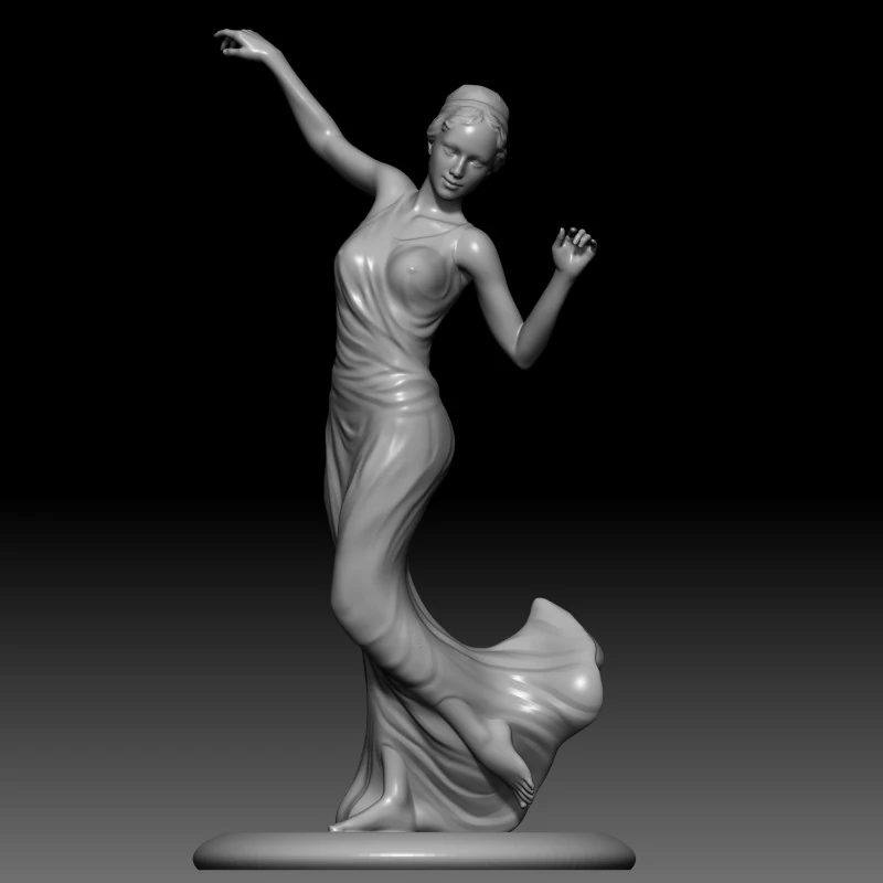 Танцор 3D Принт Модель .c4d .max .obj .3ds .fbx .stl .blend 