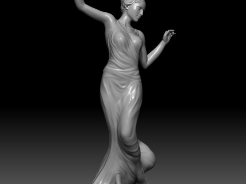 The dancer 3Dプリントモデル