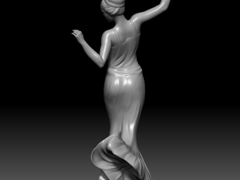 The dancer 3Dプリントモデル