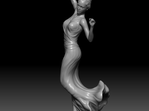 The dancer 3Dプリントモデル