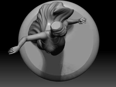 The dancer 3Dプリントモデル