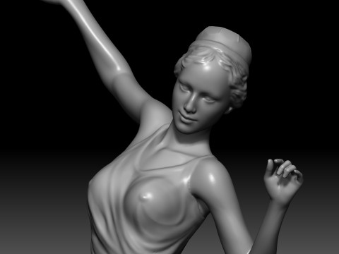 The dancer 3Dプリントモデル