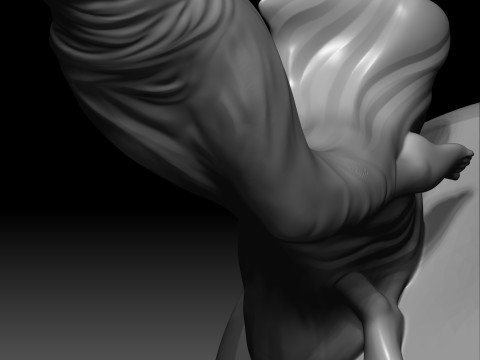 The dancer 3Dプリントモデル