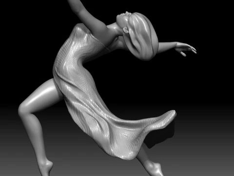 Esmeralda- dance 3D Print Model