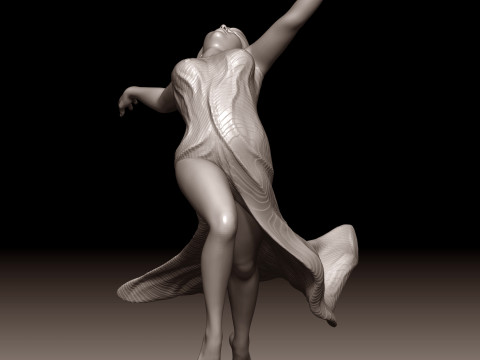 Esmeralda- dance Modèles 3D en vedette