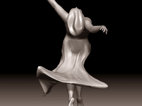 Esmeralda- dance Modèles 3D en vedette