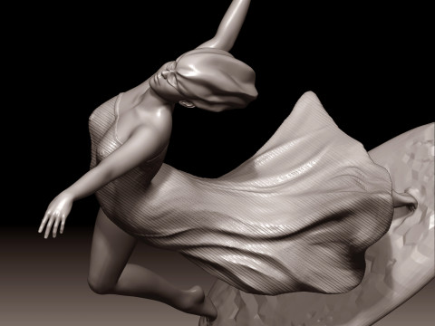 Esmeralda- dance Modèles 3D en vedette