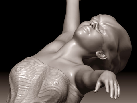 Esmeralda- dance Modèles 3D en vedette