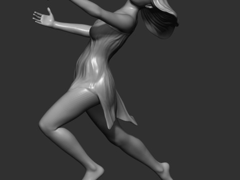 Grace in Motion 3D-printmodel