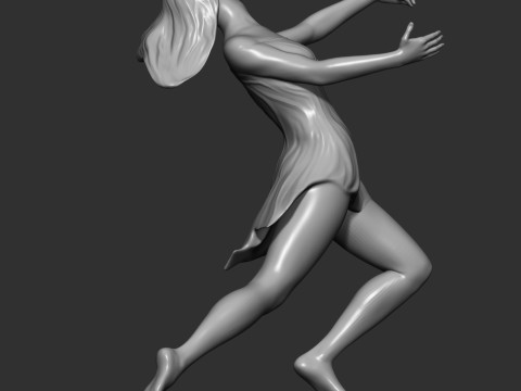 Grace in Motion 3D Baskı Modeli