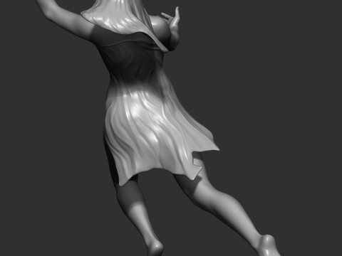 Grace in Motion 3D Baskı Modeli