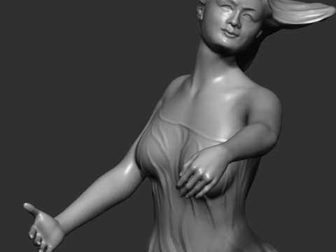 Grace in Motion 3D Baskı Modeli