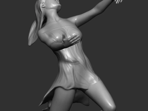 Grace in Motion 3D Print Model