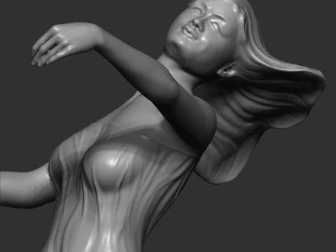 Grace in Motion 3D Print Model