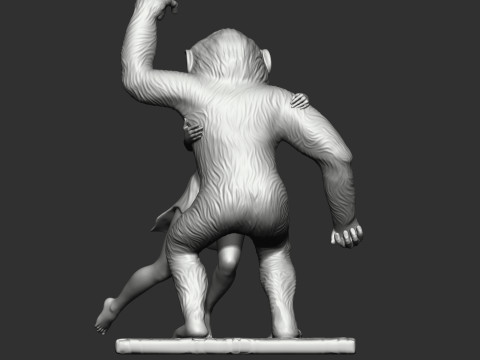 King Kong returns Model do druku 3D