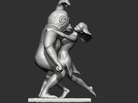King Kong returns Model do druku 3D