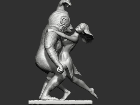King Kong returns 3D Print Model