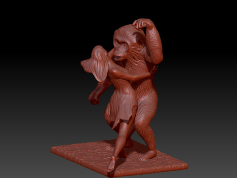 King Kong returns Model do druku 3D