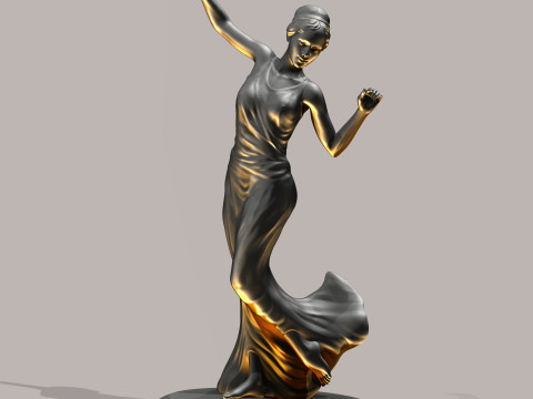 The dancer 3D-printmodel