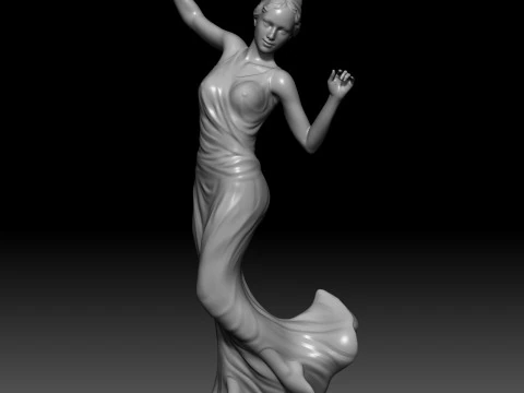The dancer 3D Print Model