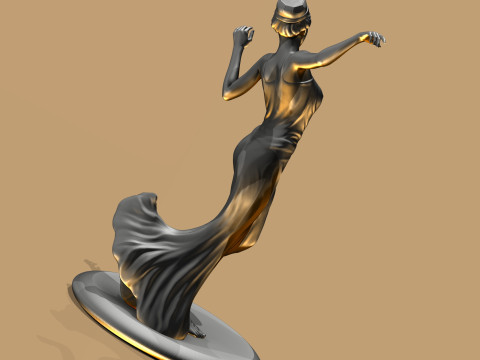 The dancer 3D 打印模型