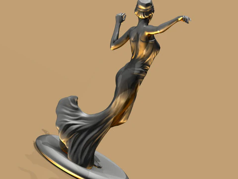 The dancer 3D Print Model