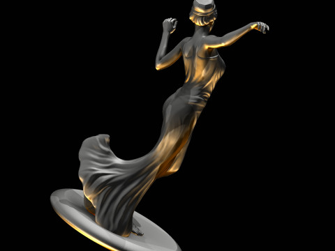 The dancer 3D 打印模型