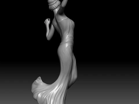 The dancer 3D Print Model