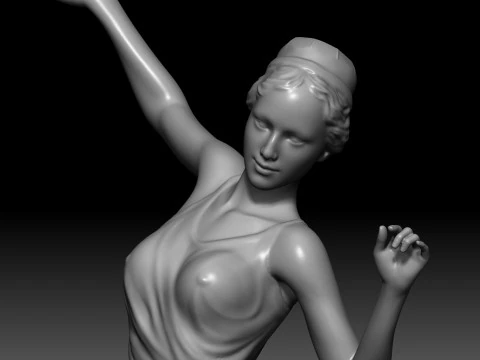 The dancer 3D Print Model