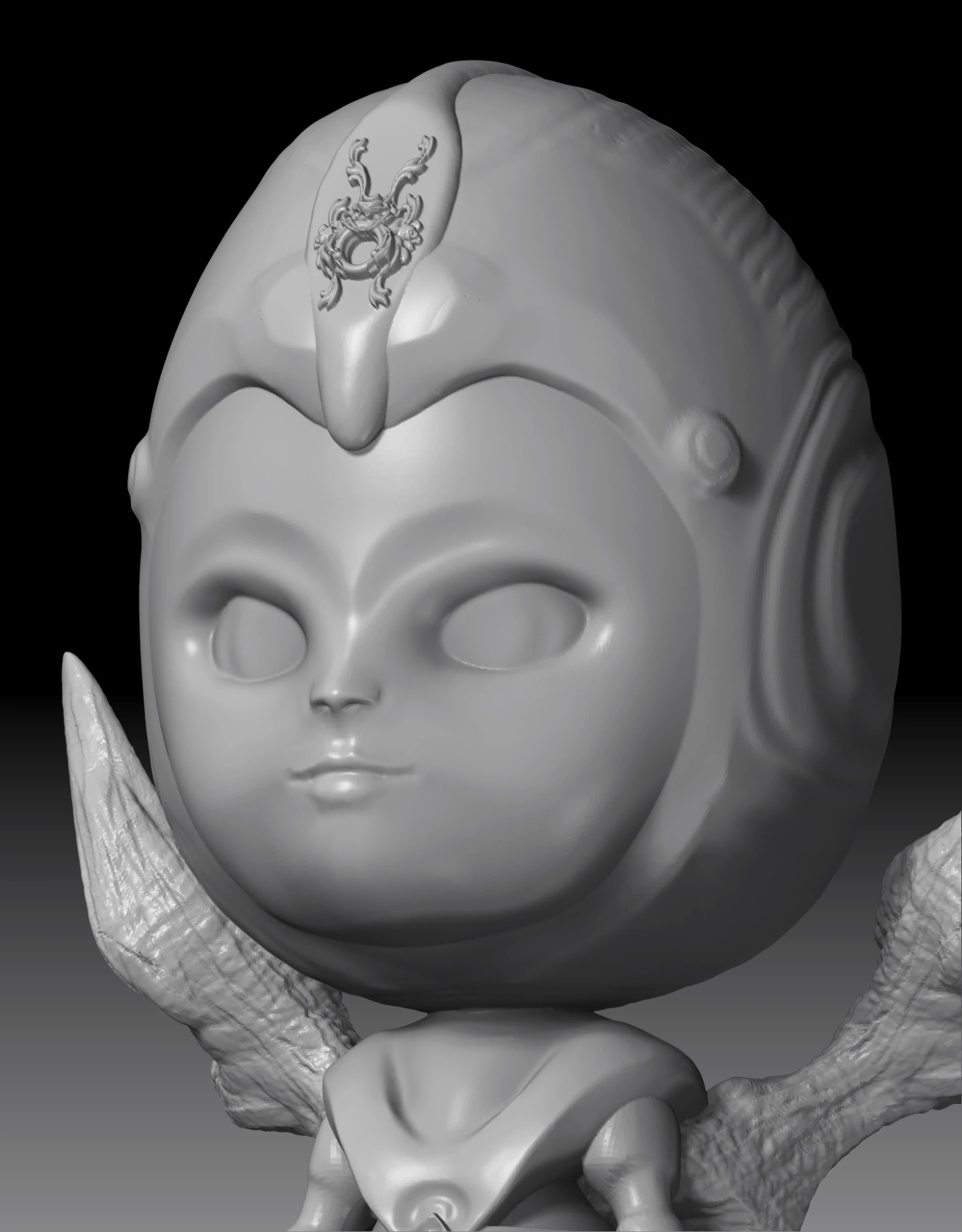 Forest Princess Guardian 3D Print Model .c4d .max .obj .3ds .fbx .stl .blend