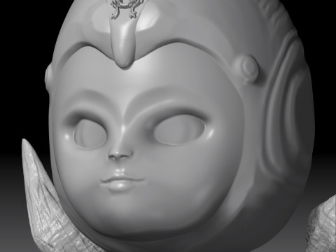 Forest Princess Guardian 3D Print Model