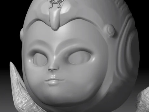 森のプリンセスガーディアン 3Dプリントモデル